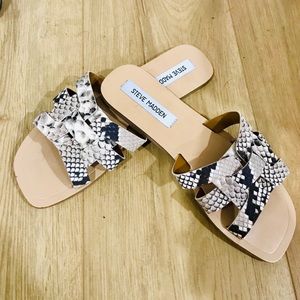 Steve Madden Snake Print Sandals